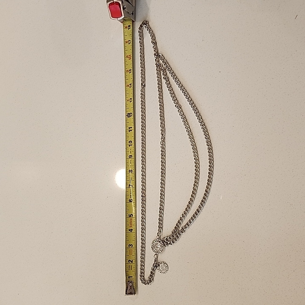 3/$25 Silver chain waist belt